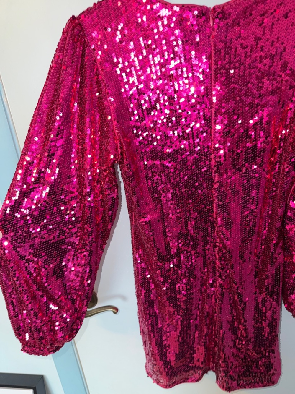 Fashion Nova Hot Pink Sequin Mini Dress - Picture 5 of 5